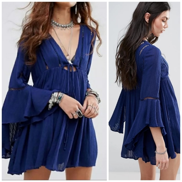 mesh dress wholesale Jennifer V-Neck Cut Out Tie Front Mesh Mini Dress